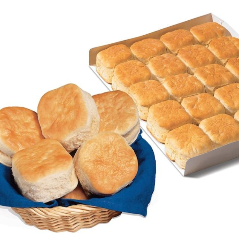 Bridgford 3 Inch Sliced Buttermilk Biscuit, Layer Pack, 100 count Main Image