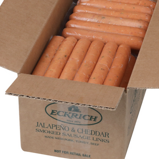 Eckrich Jalapeno Cheese Sausage 6/28 oz packages