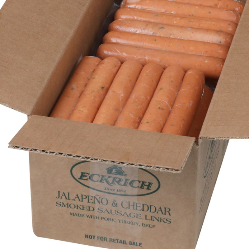 Eckrich Jalapeno Cheese Sausage 6/28 oz packages Main Image