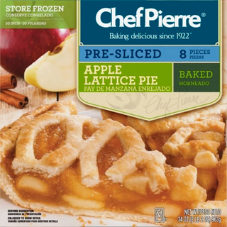  Apple Lattice, 8 Slices Per Pie, 6 Per Case