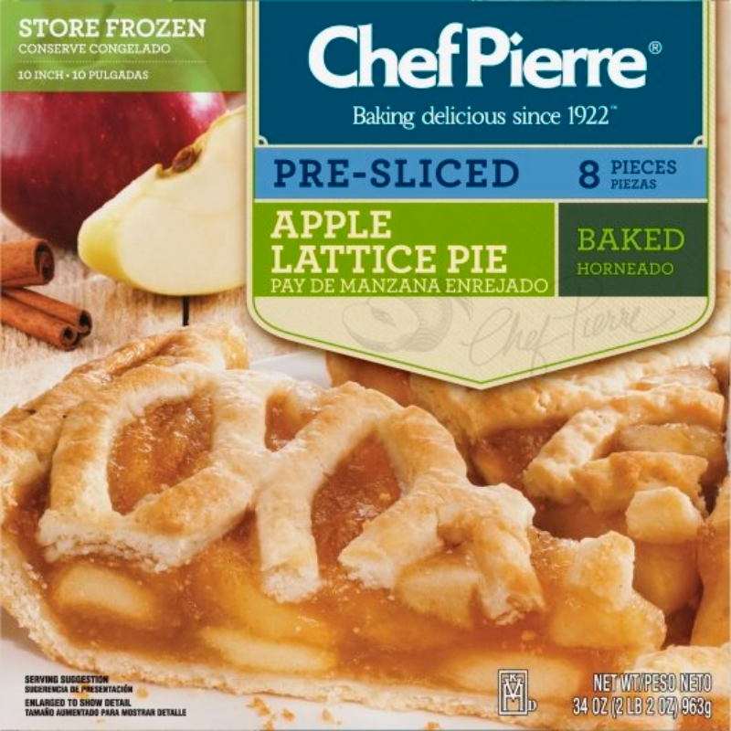  Apple Lattice, 8 Slices Per Pie, 6 Per Case Main Image