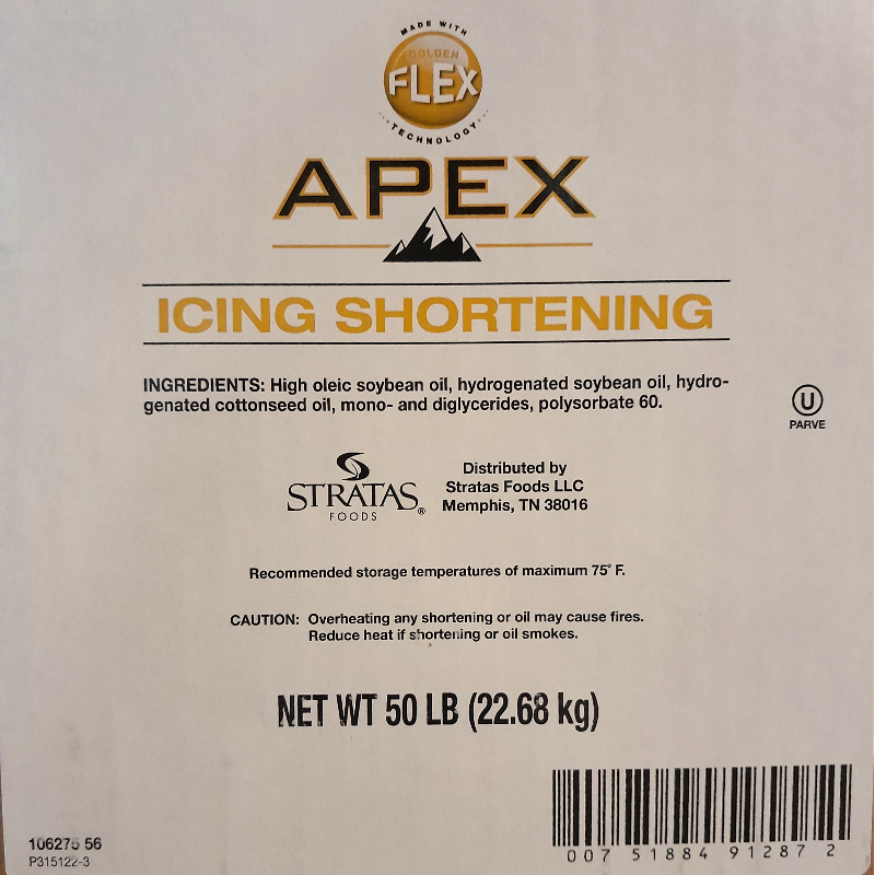 Icing Shortening Apex 50# Main Image