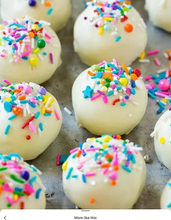 Vanilla Cake Spheres