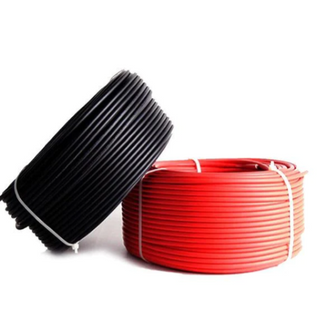 Solar Cables ( silicon red and black ): 5 mm 