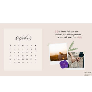 Custom Table Calendar - Family - Thumbnail 6