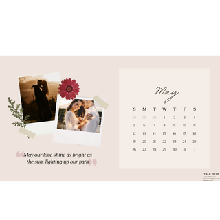 Custom Table Calendar - Family - Thumbnail 5