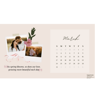 Custom Table Calendar - Family - Thumbnail 3