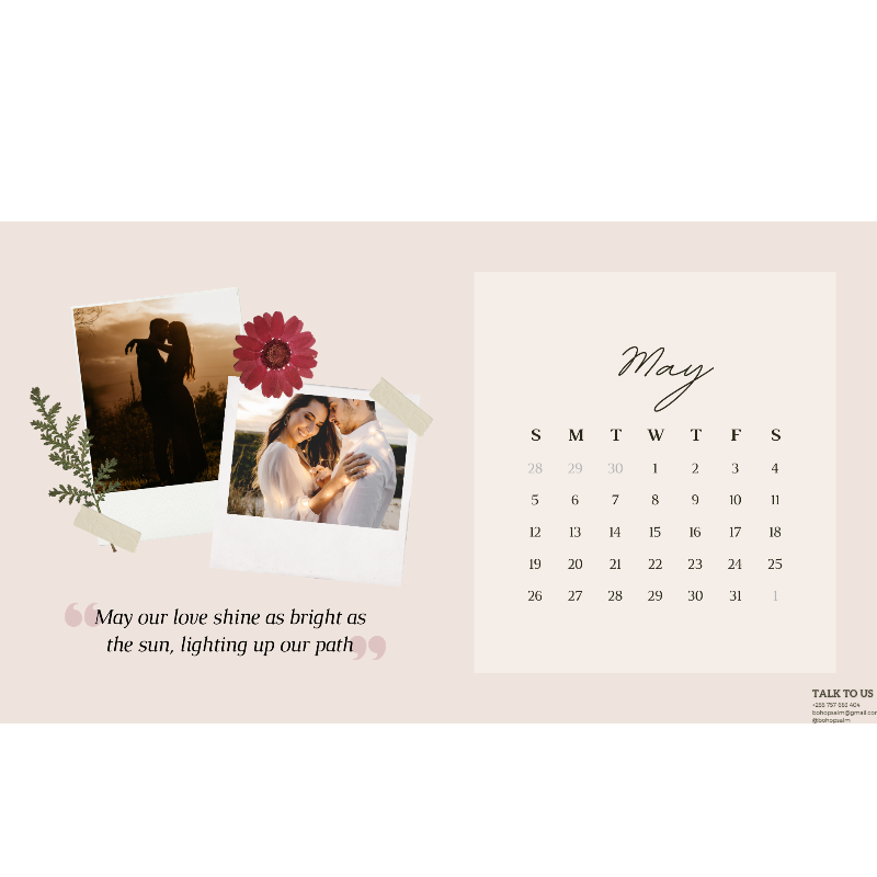 Custom Table Calendar - Family - Thumbnail (Preview) 5