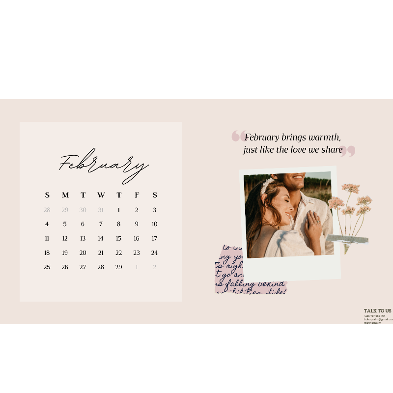 Custom Table Calendar - Family - Thumbnail (Preview) 2