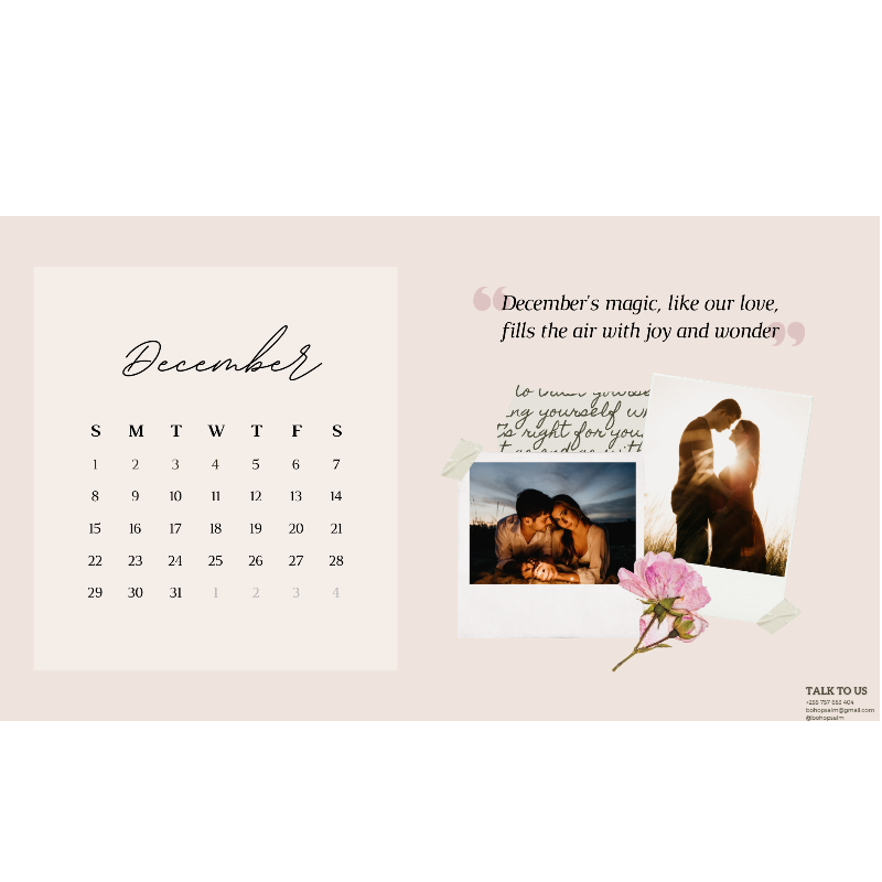 Custom Table Calendar - Family - Thumbnail (Preview) 4