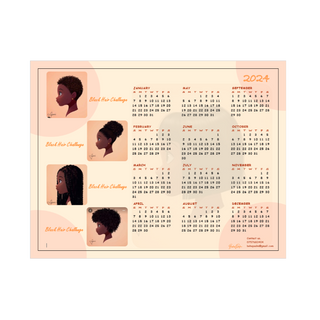 The Black Hair Calendar