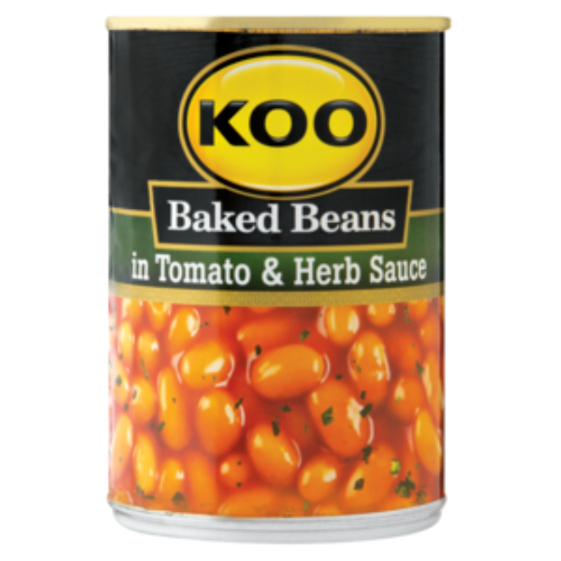 410g Koo Baked Beans In Tomato & Herb sauce 