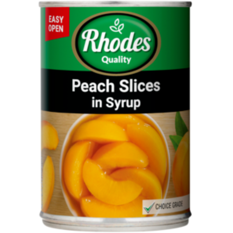 410g Rhodes Peach Slices In Syrup 