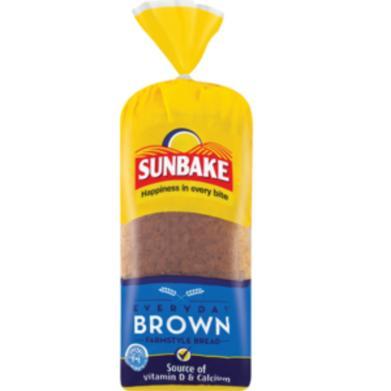 700g Sunbake brown bread