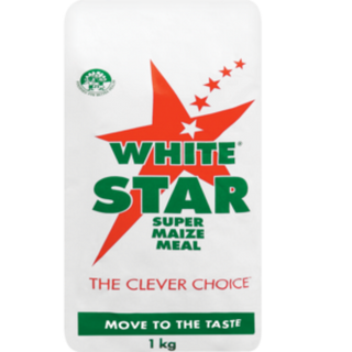 1Kg White Star Super Maize Meal