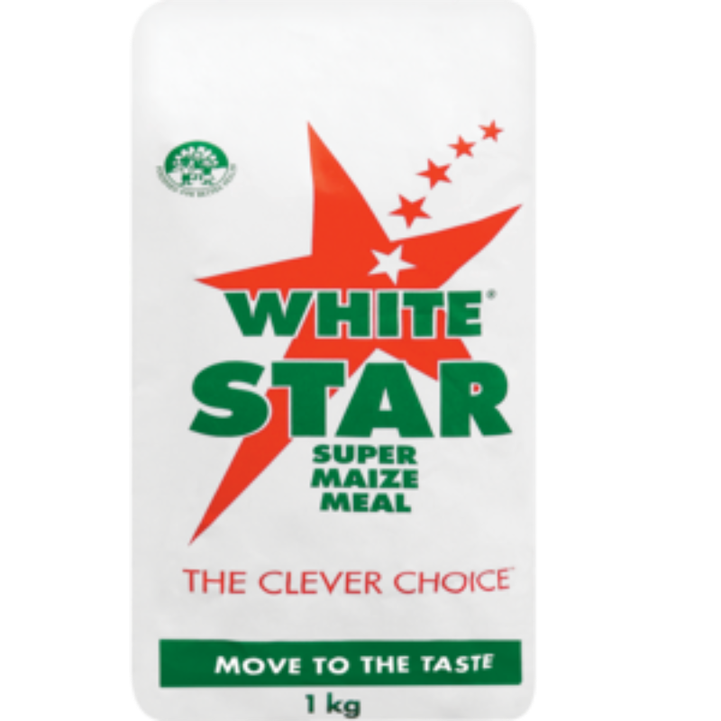1Kg White Star Super Maize Meal