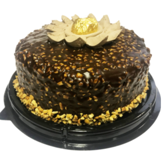 Small ferrero rocher cake