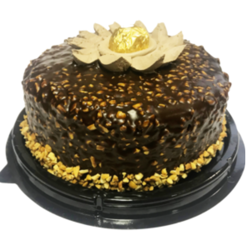 Small ferrero rocher cake