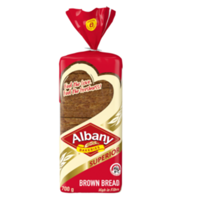 700g Albany brown bread