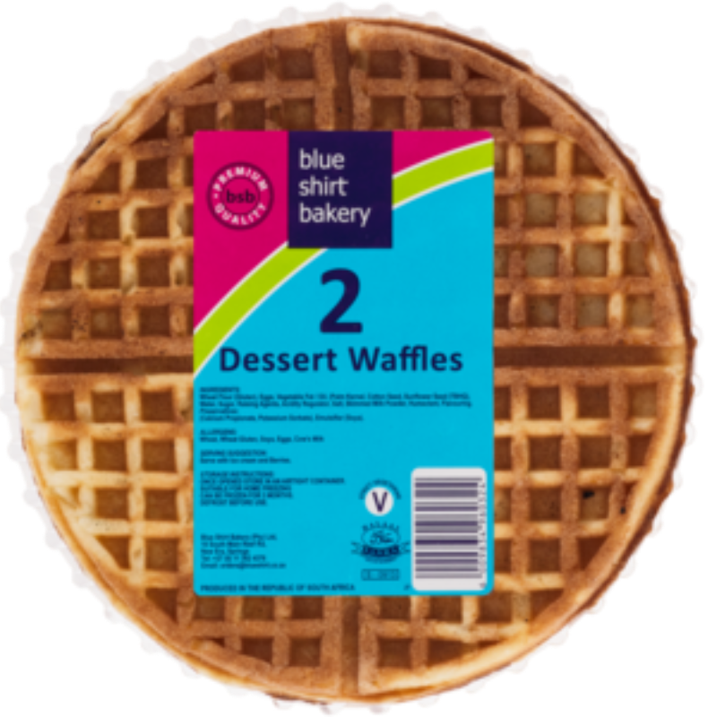 Bakery dessert waffels 2x