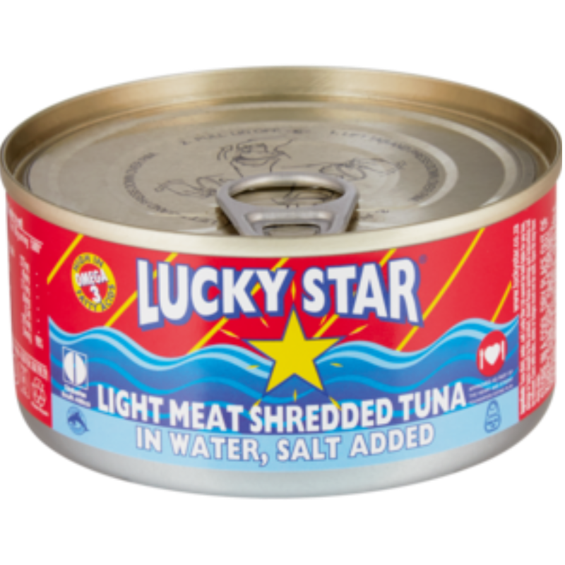 170g Lucky Star Light Meat Shredded Tuna In Water