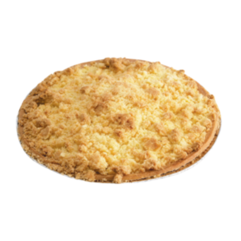 Large apple crumble tart