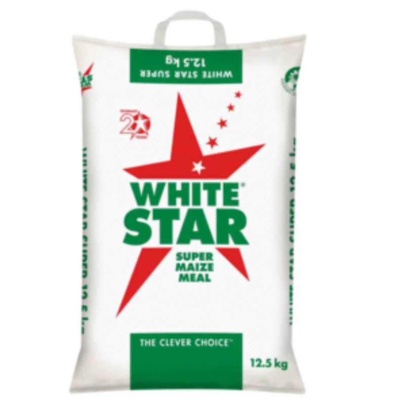 12.5Kg White Star Super Maize Meal