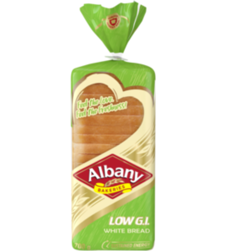 700g Albany low G.I whitebread