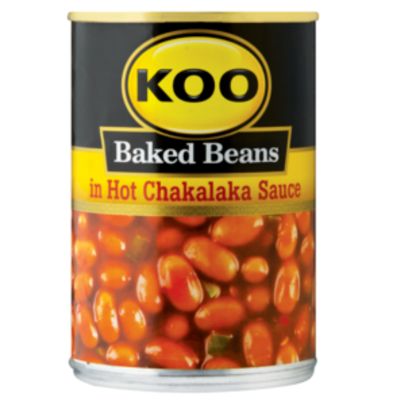410g Koo Baked Beans In Hot Chakalaka Sauce