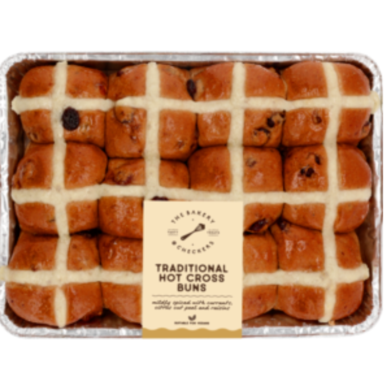 Hot cross buns 12x