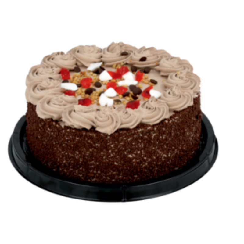 Rocky road chocolate cake