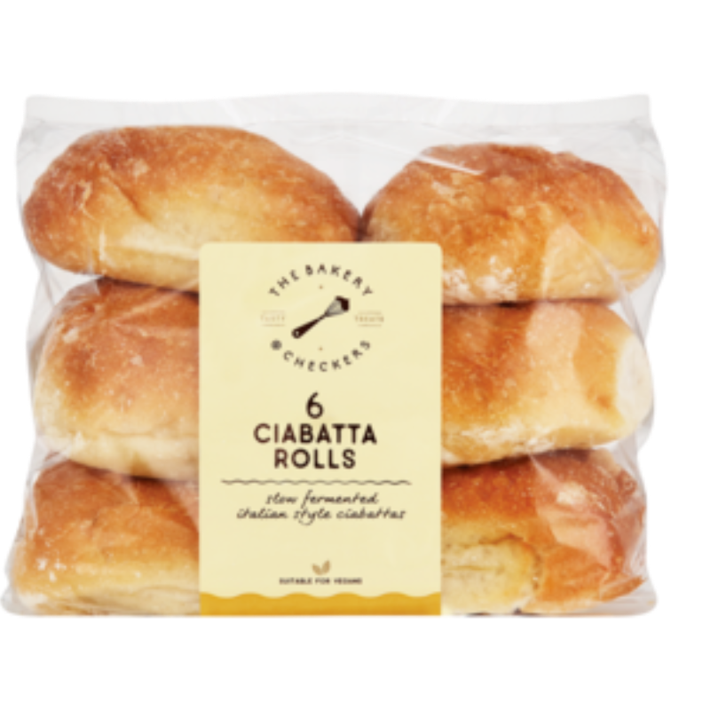 Ciabatta rolls 6x