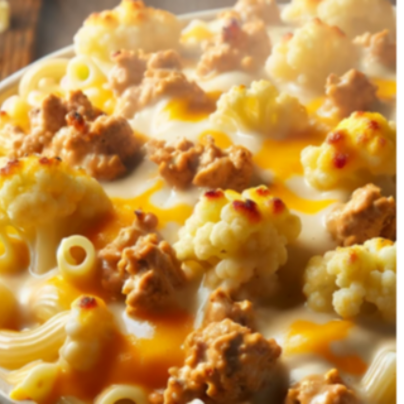 Ground Turkey Mac-n-Cheese
