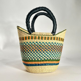 Tropical Stripe Basket 