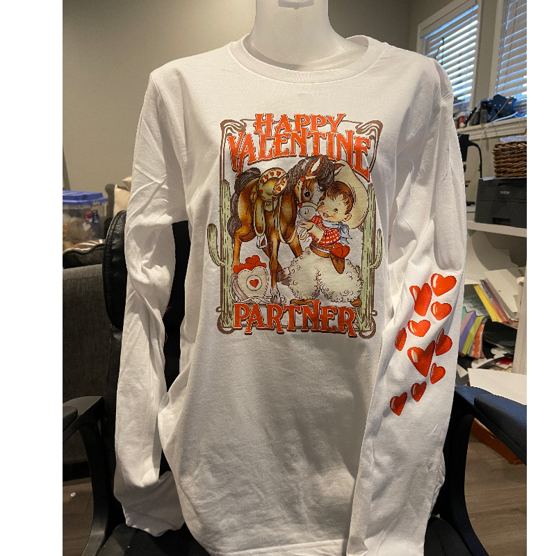 Cowboy Valentine Sleeve (matches shirt)  - Thumbnail (Preview) 2