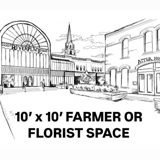 10'x 10' Produce/Open food/ Ready to serve food or Florist Space 