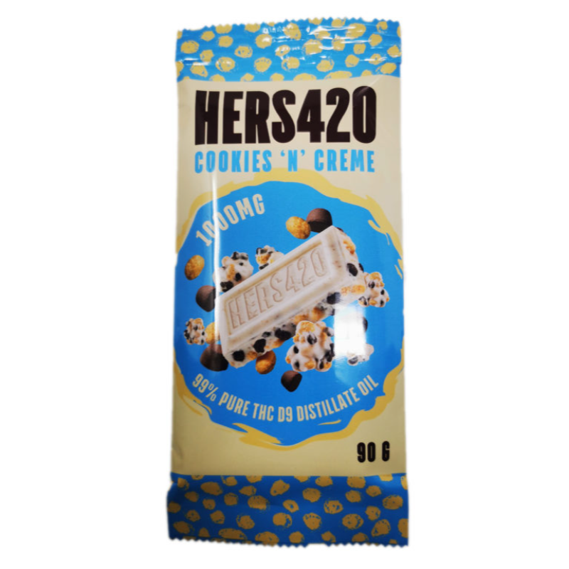 EDIBLES_HERS420 COOKIES AND CREME_1000MG THC