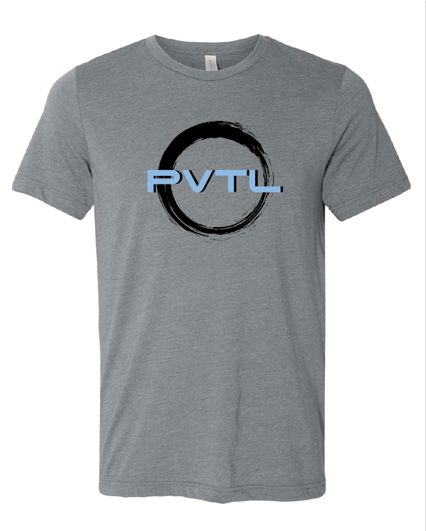 Gray PVTL Logo T-Shirt