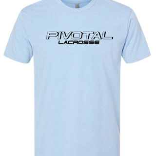 Blue Pivotal Text T-Shirt