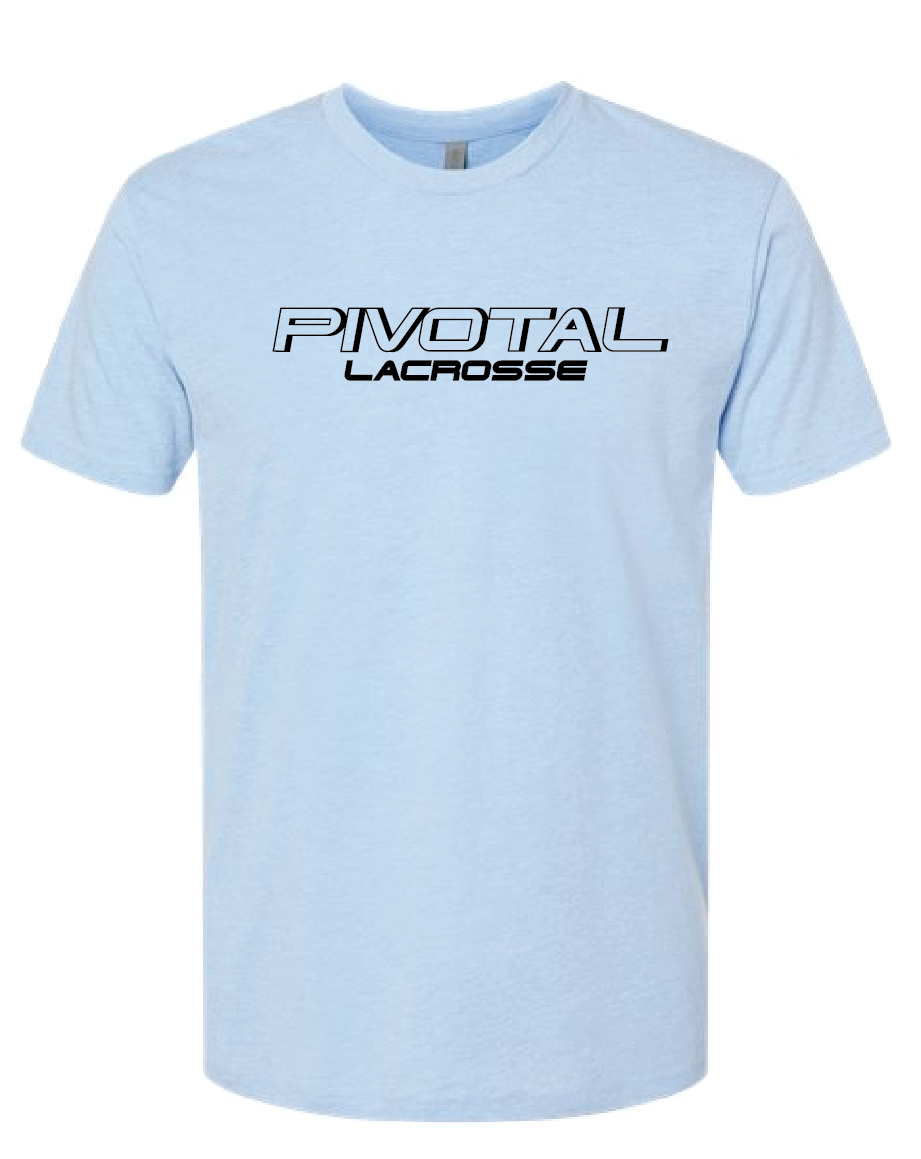 Blue Pivotal Text T-Shirt