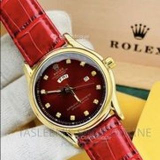 Montre Rolex en cuir 