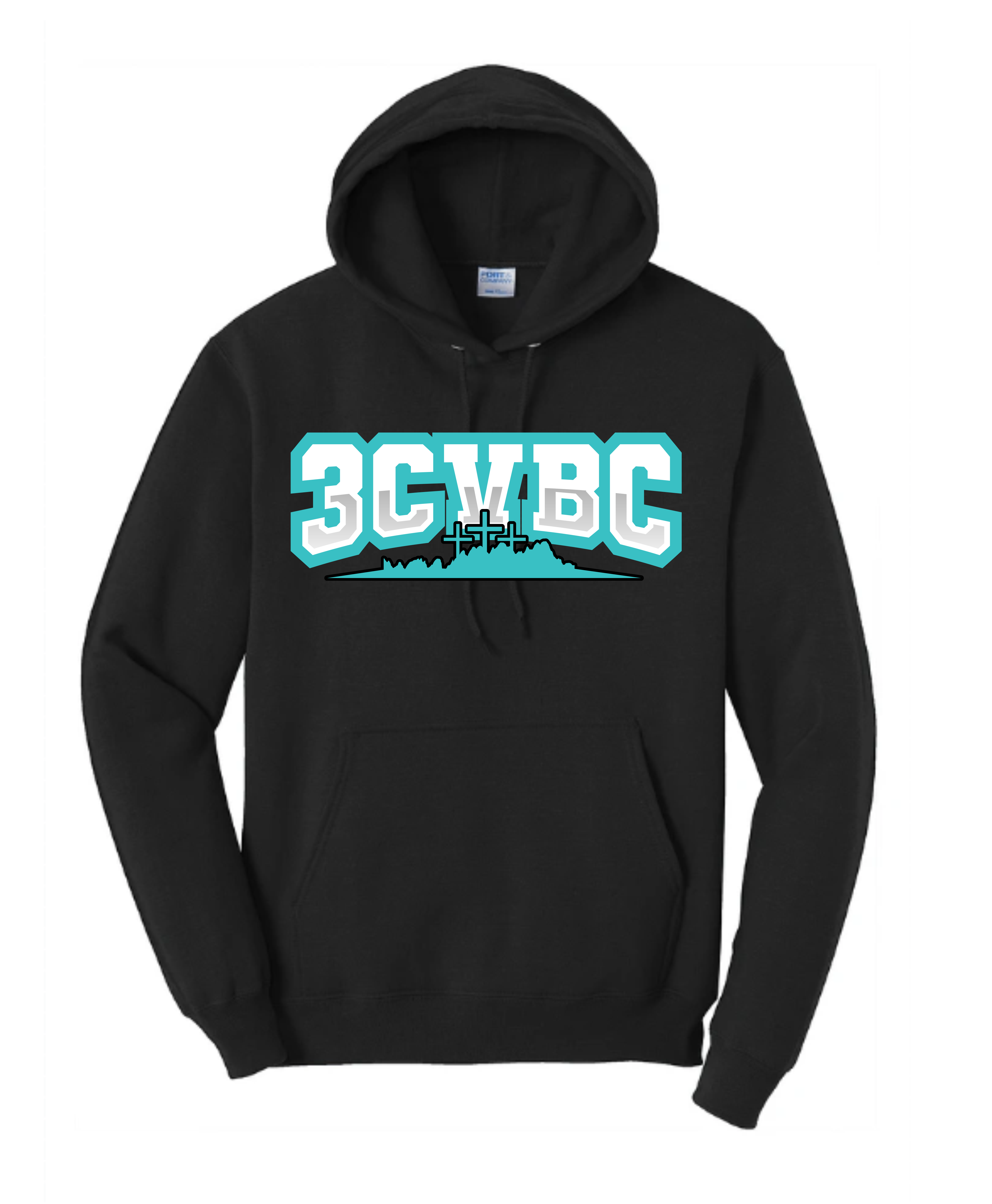 Black 3CVBC Hoodie Main Image