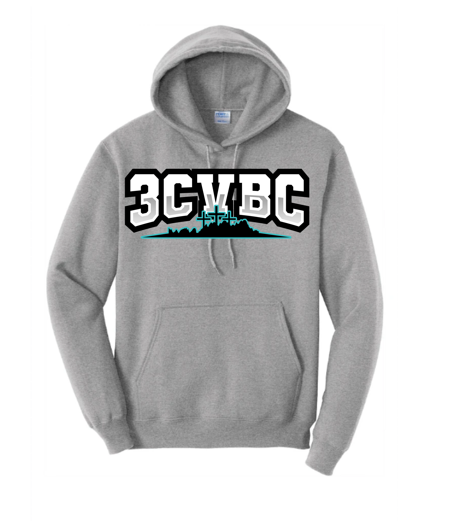 Gray 3CVBC Hoodie Main Image