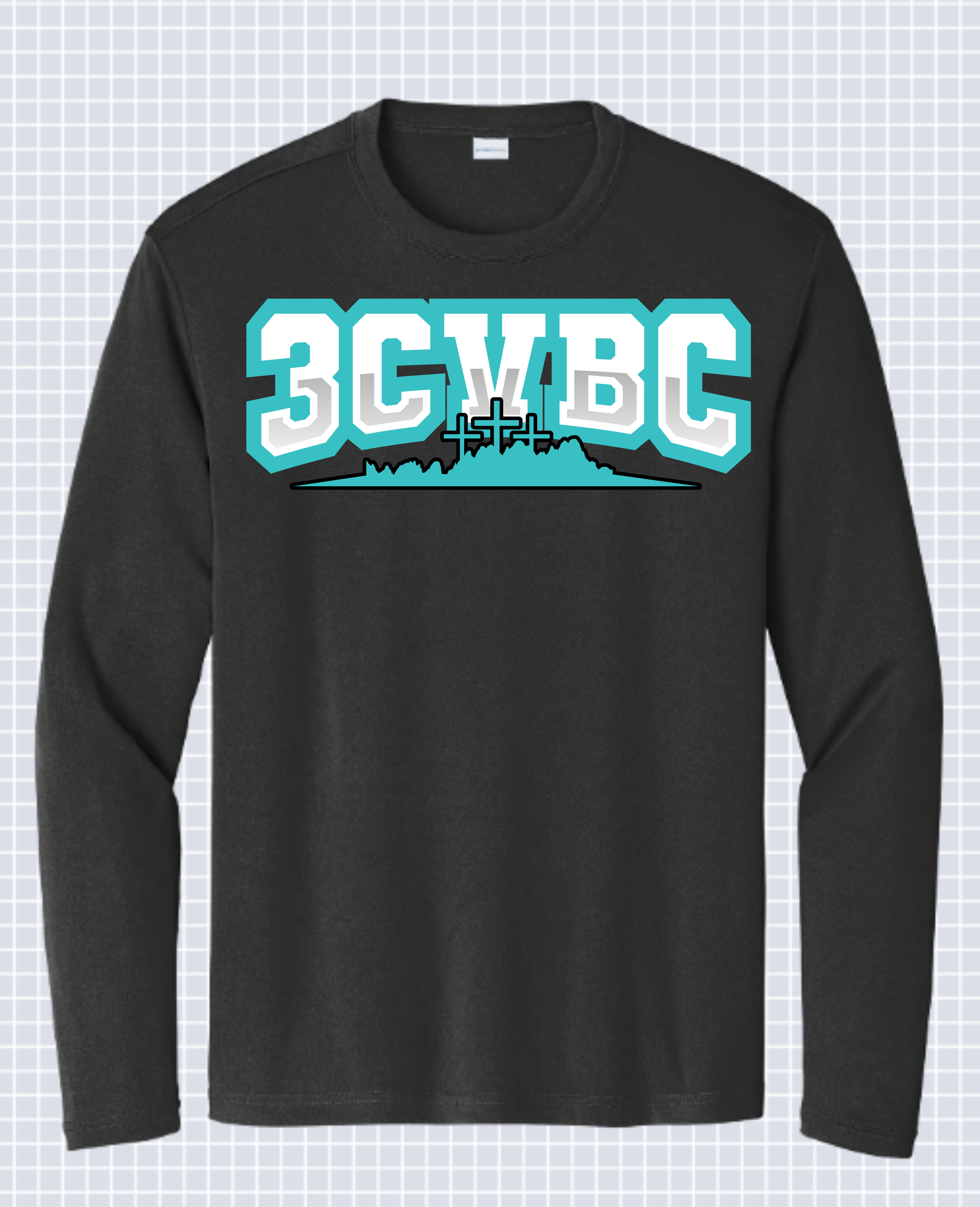 Black 3CVBC Long Sleeve Main Image