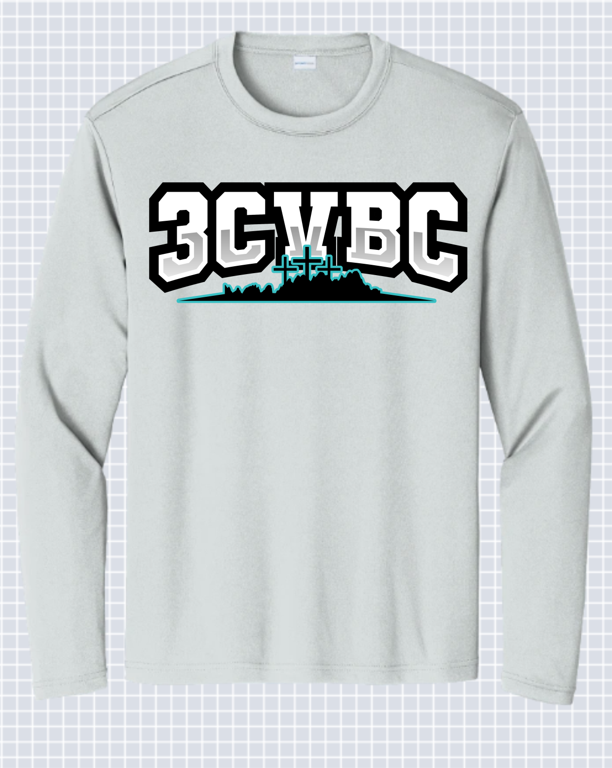 Gray 3CVBC Long Sleeve Main Image