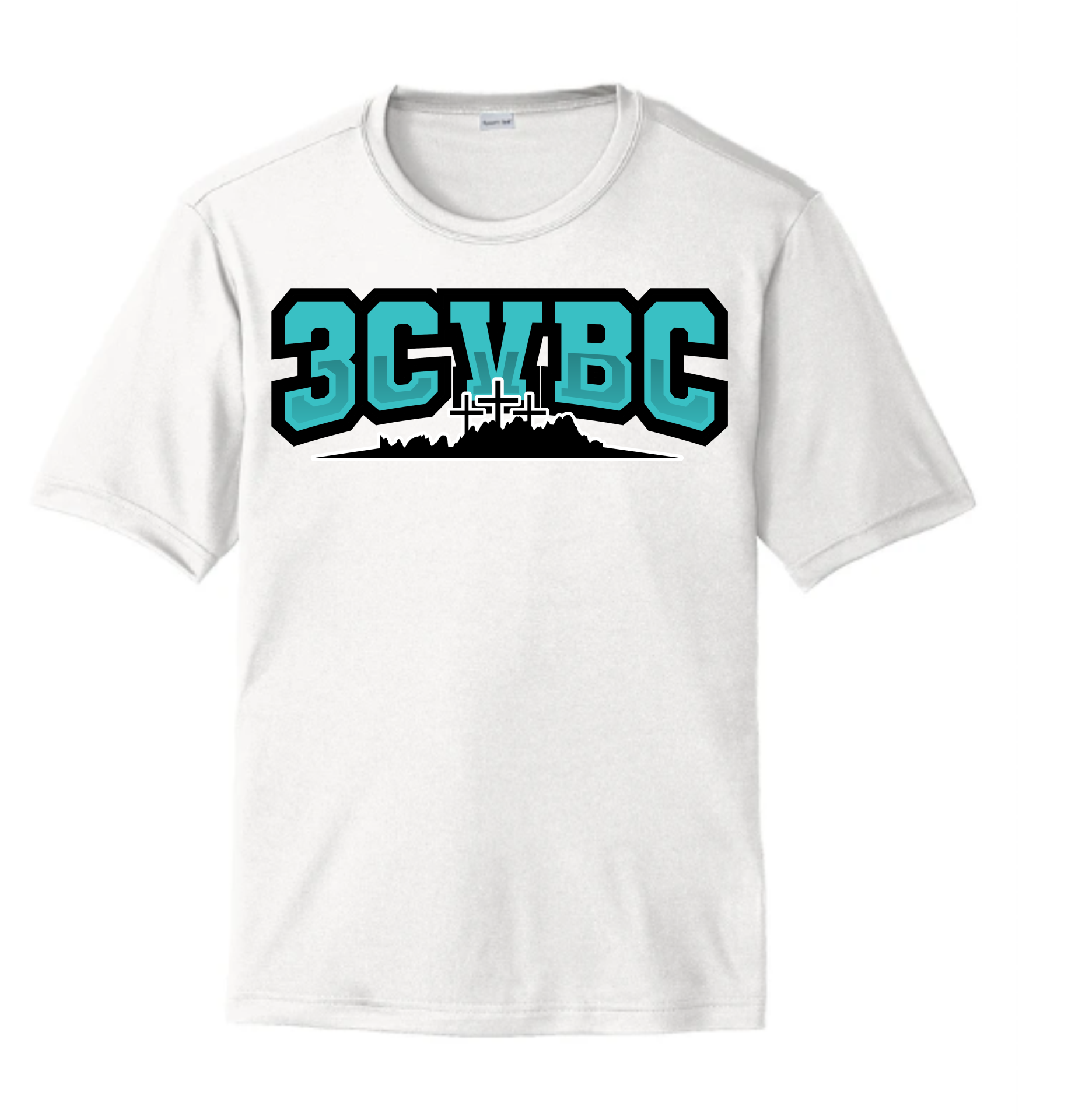 White 3CVBC Short Sleeve Main Image