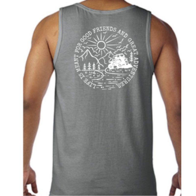 GOOD FRIENDS/ADVENTURES - Men's Tank Main Image