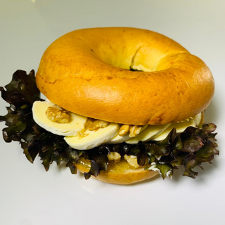 Bagel Weichkäse, Feigensenf