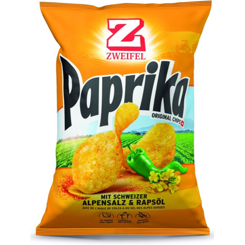 Zweifel Chips Parika 30g   Main Image