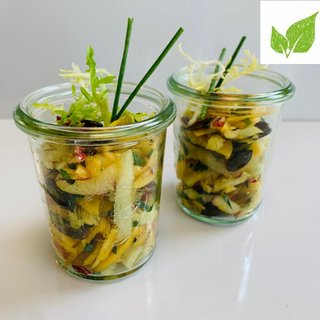 Kürbis-Apfel-Salat ( G, L ) 